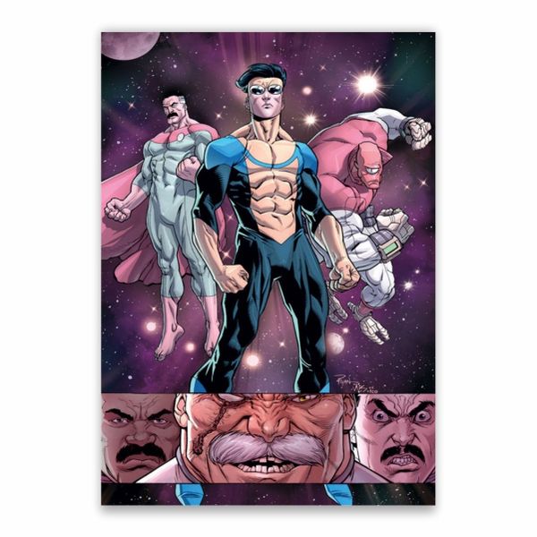 Invincible, Omni-Man And Allen the Alien Poster - A1