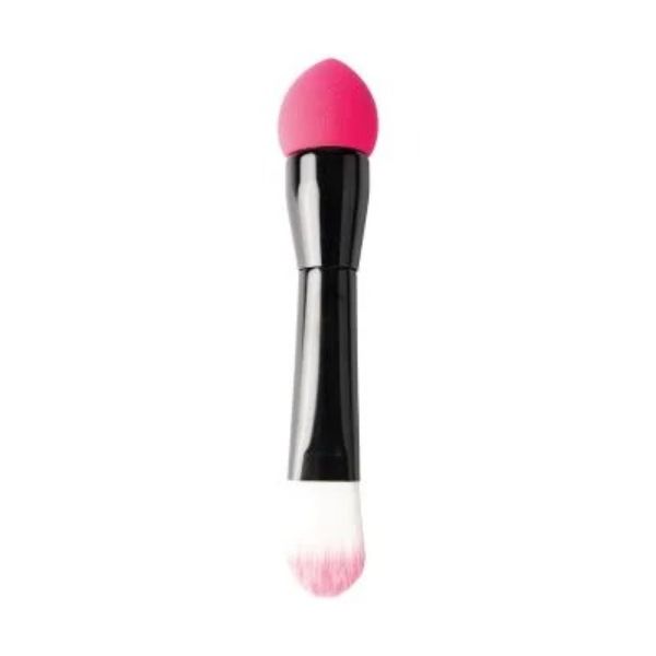 Basics Makeup Sponge/fnd Brush 2in1 Pink