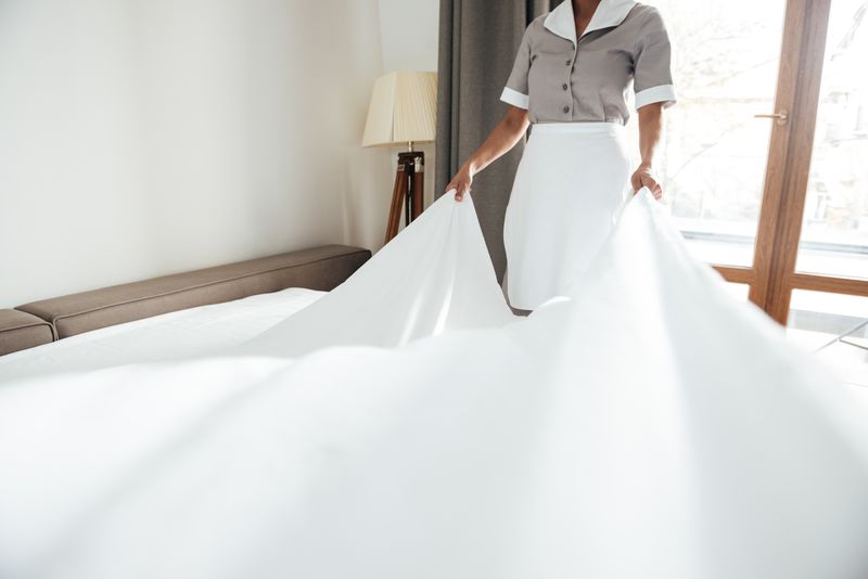 400 TC White Flat Sheet - Queen Size