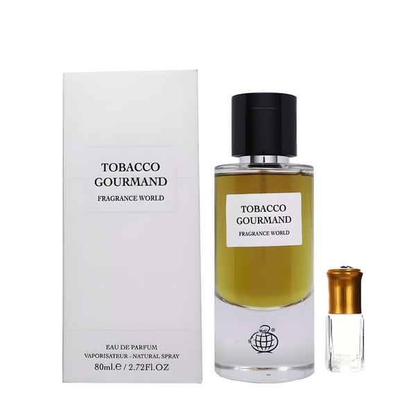 Fragrance World - Tobacco Gourmand Eau de Parfum - 80ml + Perfume Oil