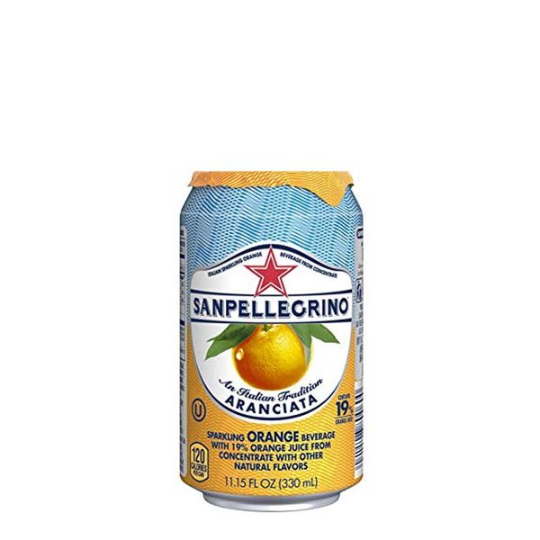San Pellegrino Orange Flavoured Sparkling Fruit Beverage 330ml Pack 6