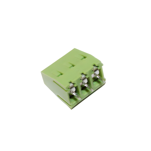CLL5-3E 5mm 3-Way Screw Clamp Terminal Block 16A 250V Green