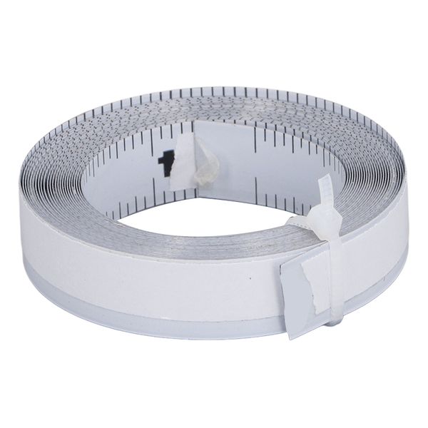 Reverse Direction Adhesive Measuring Tape 12ft Carbon Steel Ruler