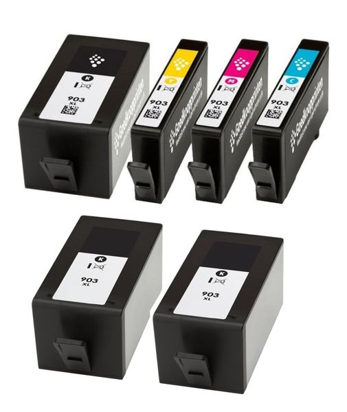 Ink Cartridge Multipack + 2 x Extra Black - Compatible with HP 903XL / 903