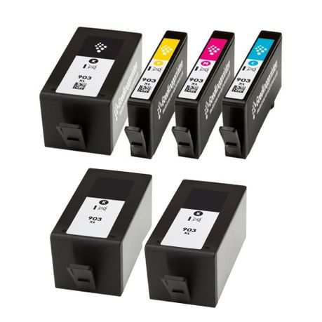 HP 903XL / 903 Ink Cartridge Multipack + 2 x Extra Black - Compatible, Shop Today. Get it Tomorrow!