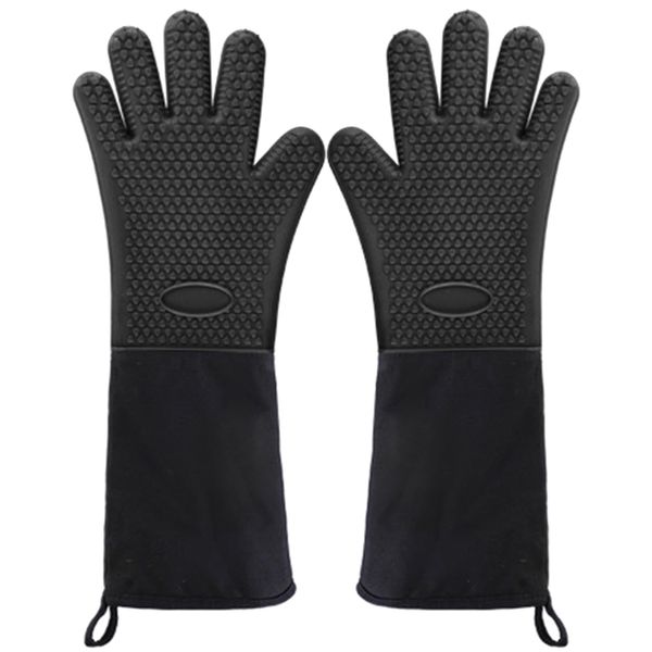 Extra-Long Heat Resistant Oven Gloves