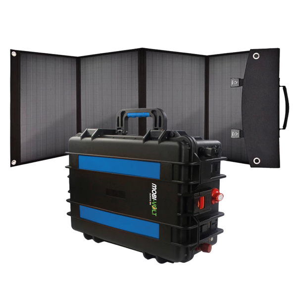 500WH Mobile Inverter &amp; Battery incl Portable Solar Panel