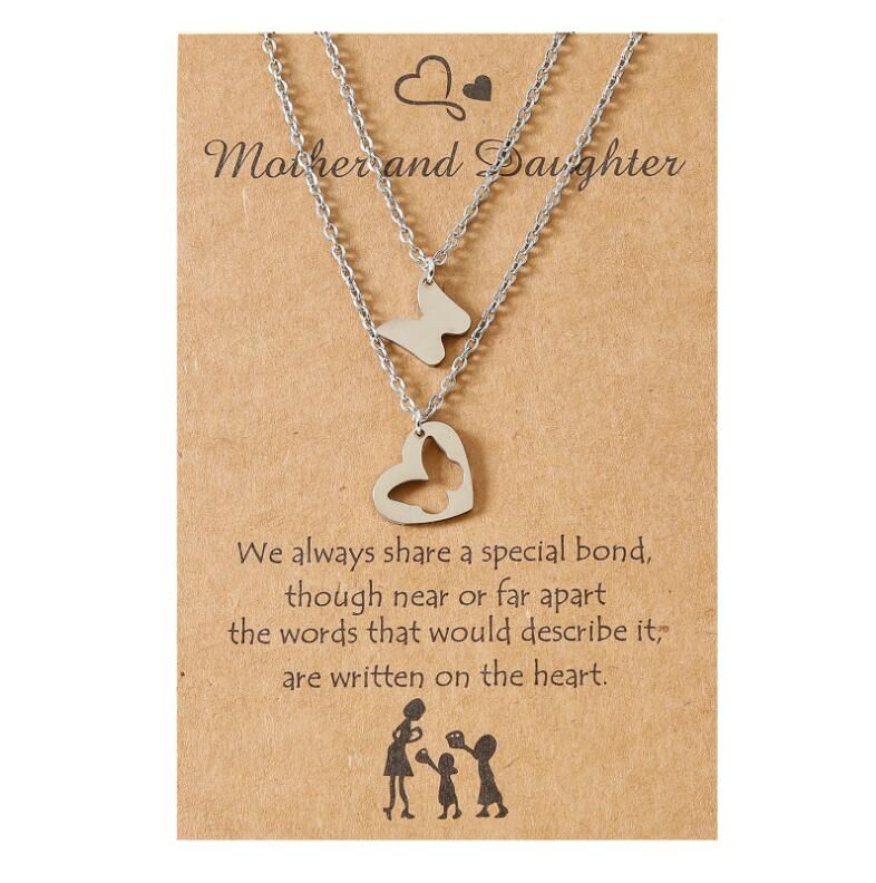 Butterfly Necklace Mother Daughter Necklaces Shop Today. Get it