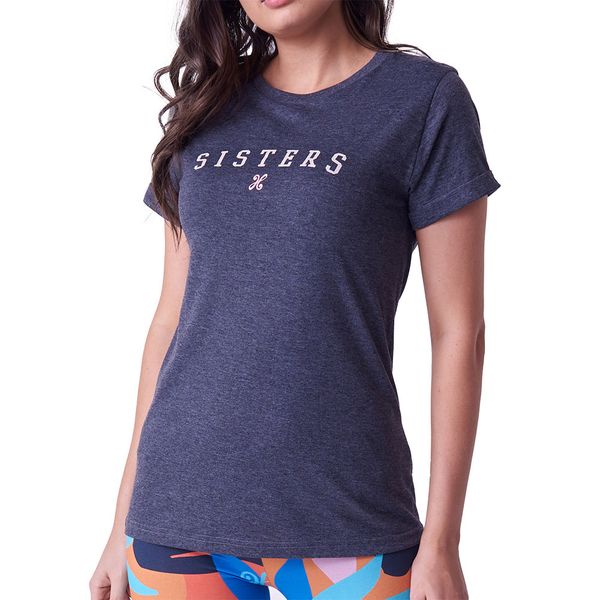 Holmes Bros Ladies Sisters Ss Tee Charcoal Melange