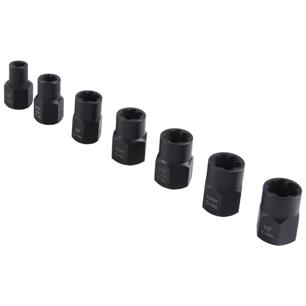 13-Pcs Impact Bolt Nut Remover Set Nut Extractor Socket Bolt Remover