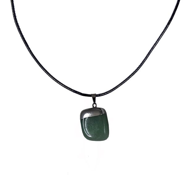 Earth Stone Collection - Polished Aventurine Stone Necklace