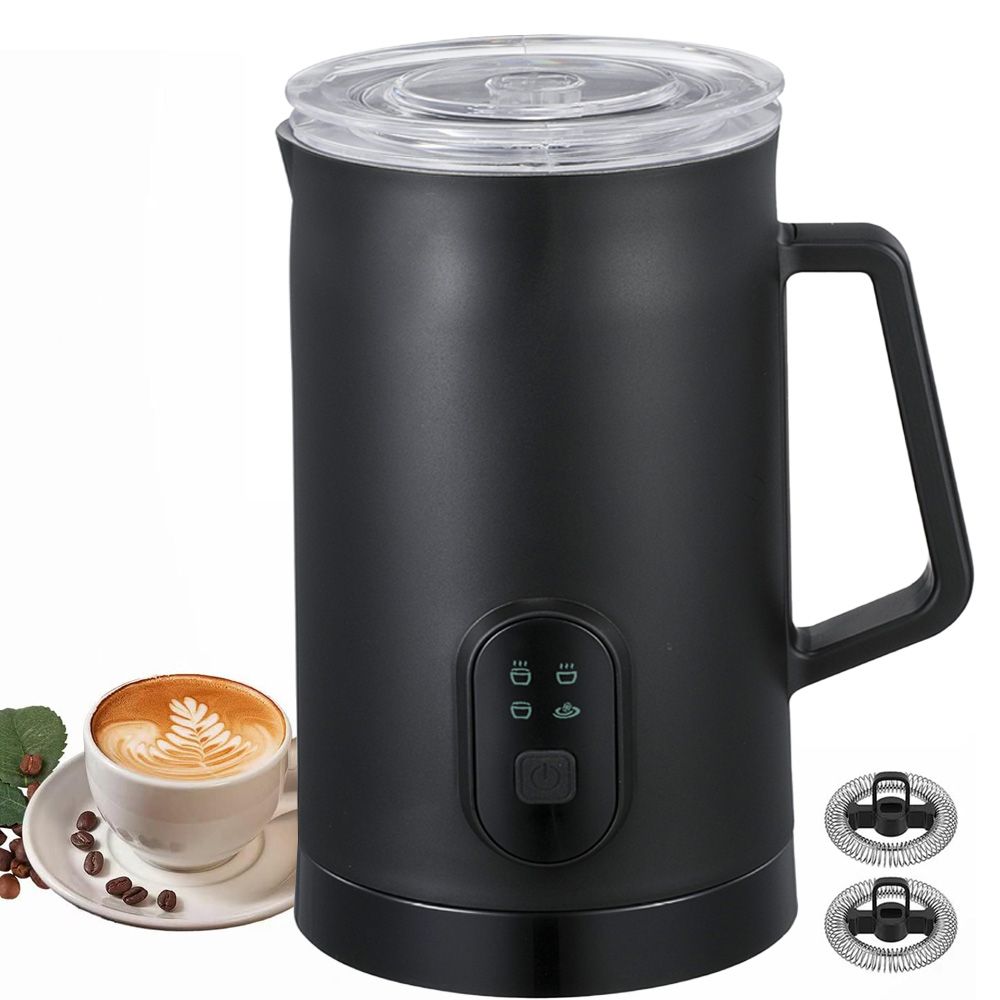 BezosMax Electric Milk Frother,4 in 1 Automatic Warm and Cold Foam Maker