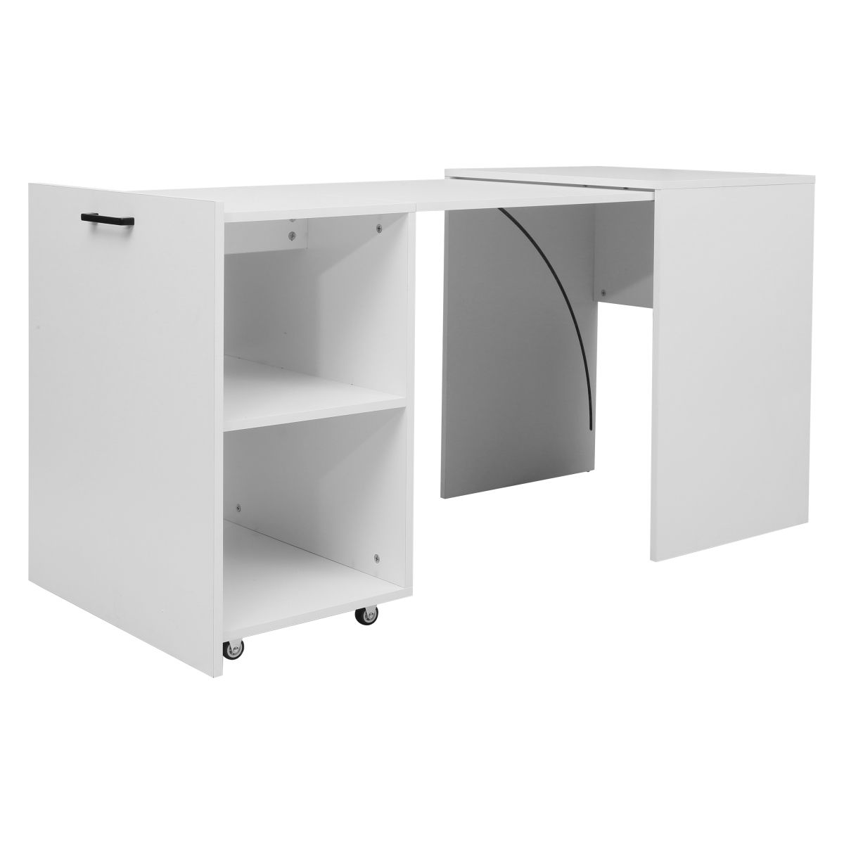 Large Retractable Adaptive Desk