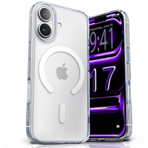 ORRO Clear MagSafe Case Compatible with iPhone 17 - Crystal Clear Back