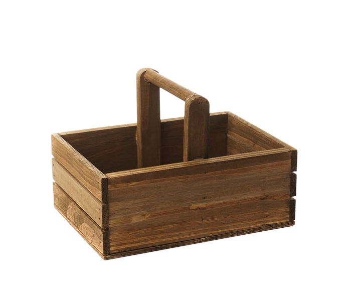 Stained Caddy with Handle 26 x 19cm