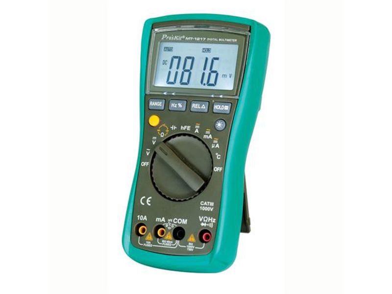 PRK MT-1217 Auto Range Digital Multimeter - 3 3/4 Digits with True RMS
