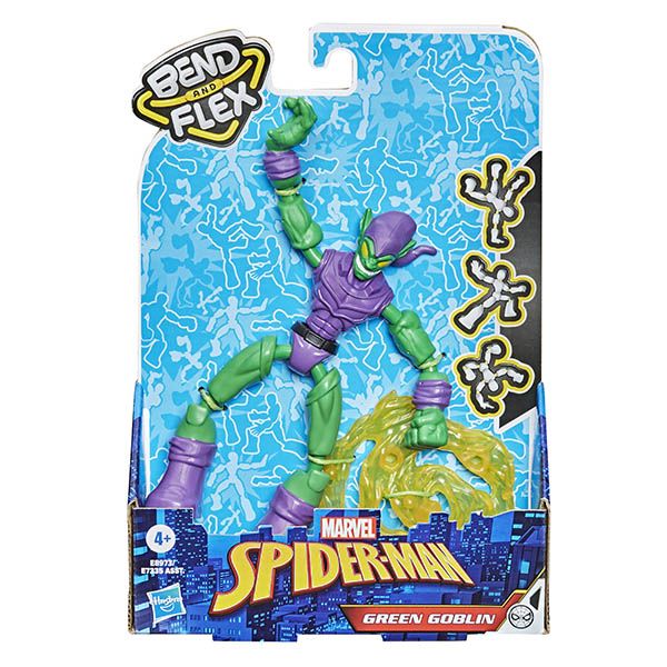 Spiderman-Bend And Flex Figure Green Goblin
