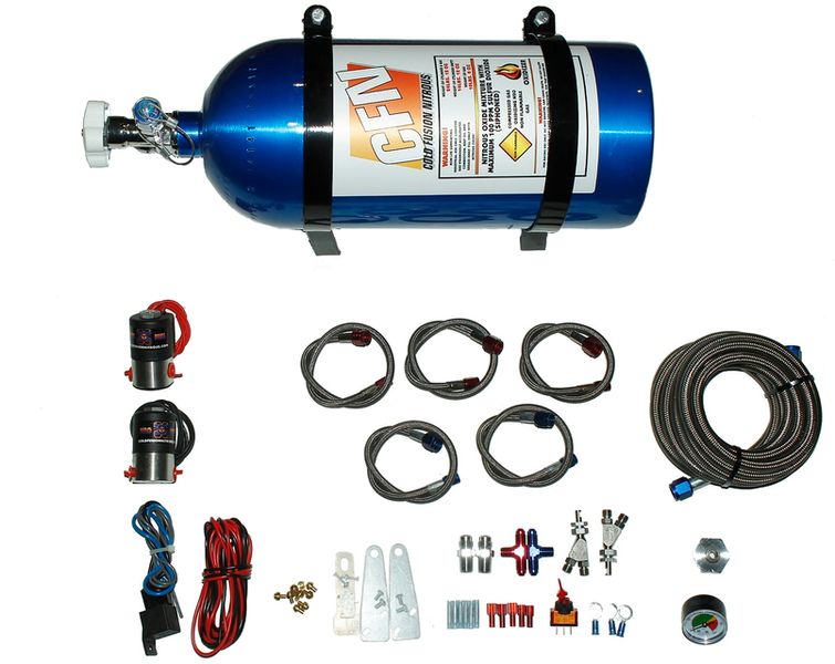 Cold Fusion Nitrous Oxide System 8 Cylinder v8 Kit
