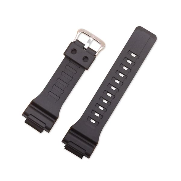 Killer Deals 18mm Replacement Silicone Strap for Casio AQ-S810W- Black