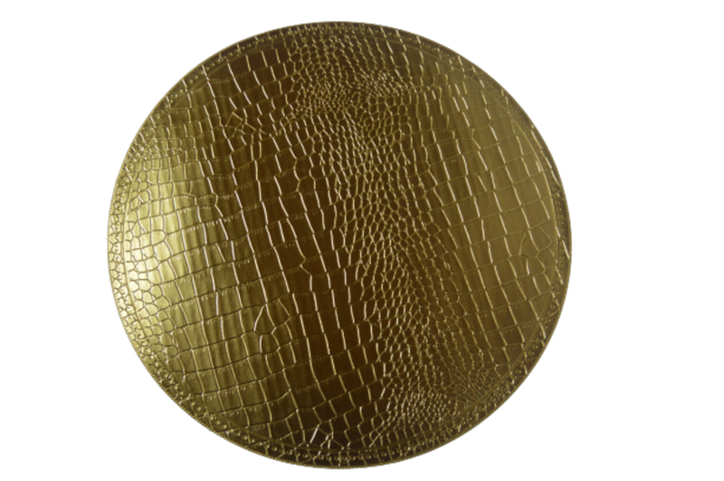 Placemat 38cm Round Snake Design