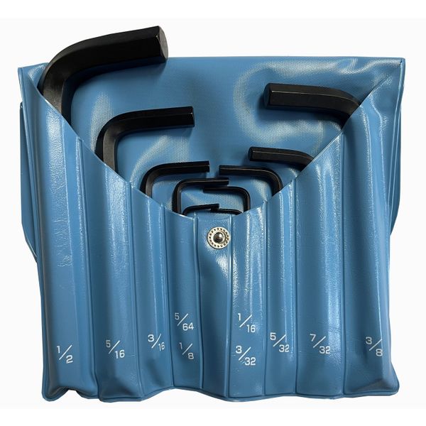 Eight - Hex Key Set - 10 Piece - 1/16"-1/2" - 2 Pack