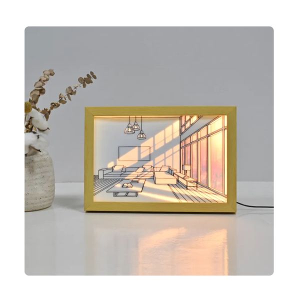 Adjustable Luminous LED Sunny Day Decorative Wall Art