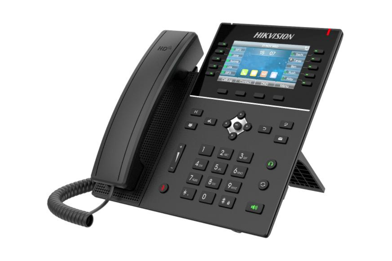 Hikvision DS-KP8200-HE1 KP8 Series Desk SIP Phone - HD Voice, PoE