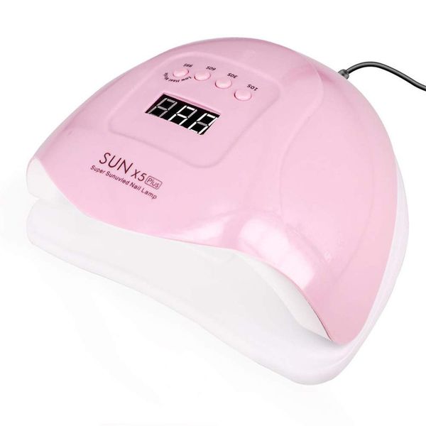 Nail Dryer,180W UV Gel Nail Lamp LED Light,Professional Nail Art Tool-Pink