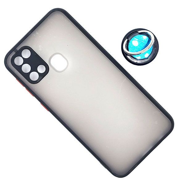 Hard Back Back Case with Finger Ring for Samsung Galaxy M31 / F41