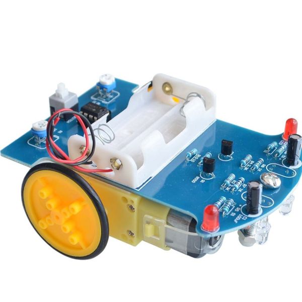 DIY Line-Following Robot Car Kit | Smart Tracking Soldering Set