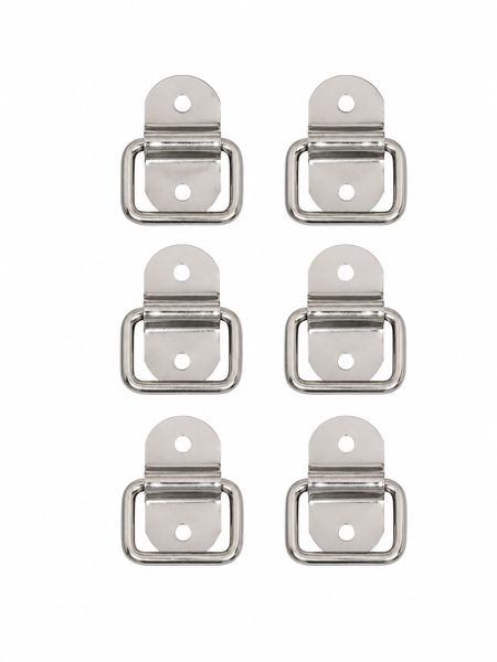 Collapsable Saddle And Square Ring 304 Stainless Steel - 6 Pack