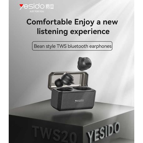 Yesido Biomimetic TWS Bluetooth Earphones Eco friendly Material