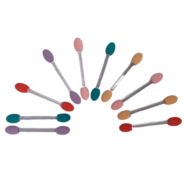 Makeup Sponge - Eyeshadow- 2 way- Micro Mini On Stick - 10Piece