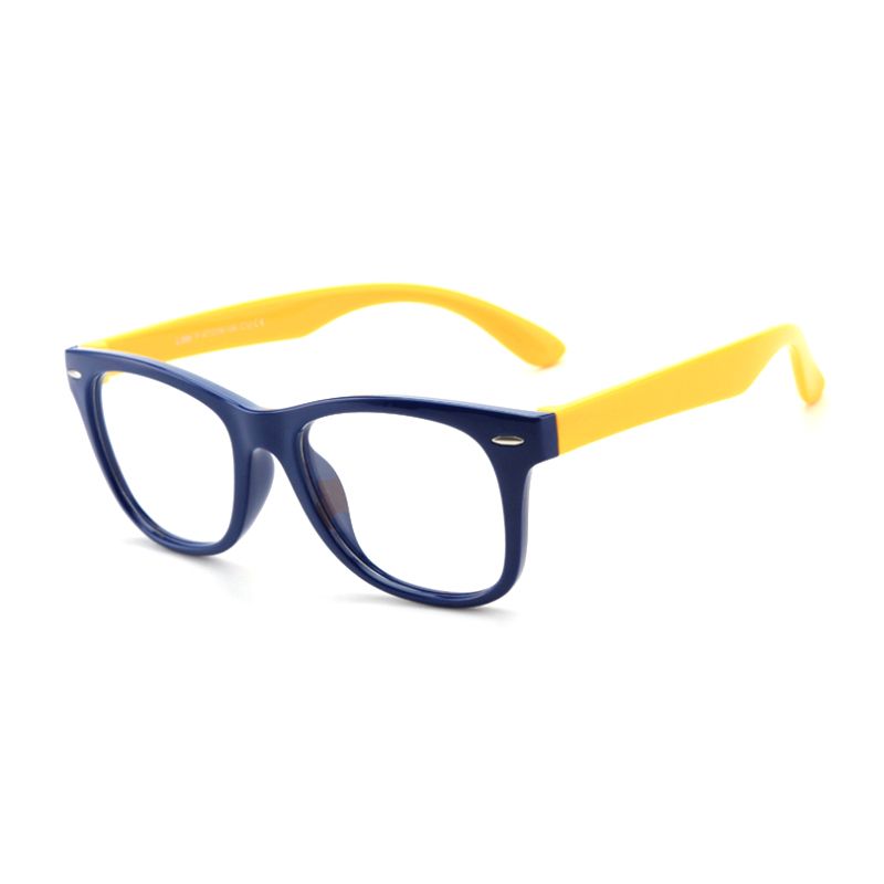 Dark Blue and Yellow Kids Blue Light Blocking Glasses Shop Today. Get