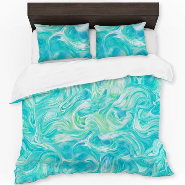 Waves of a Painting Duvet Cover Set