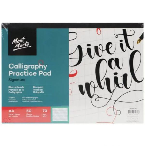 Calligraphy Workbook Practice Pad