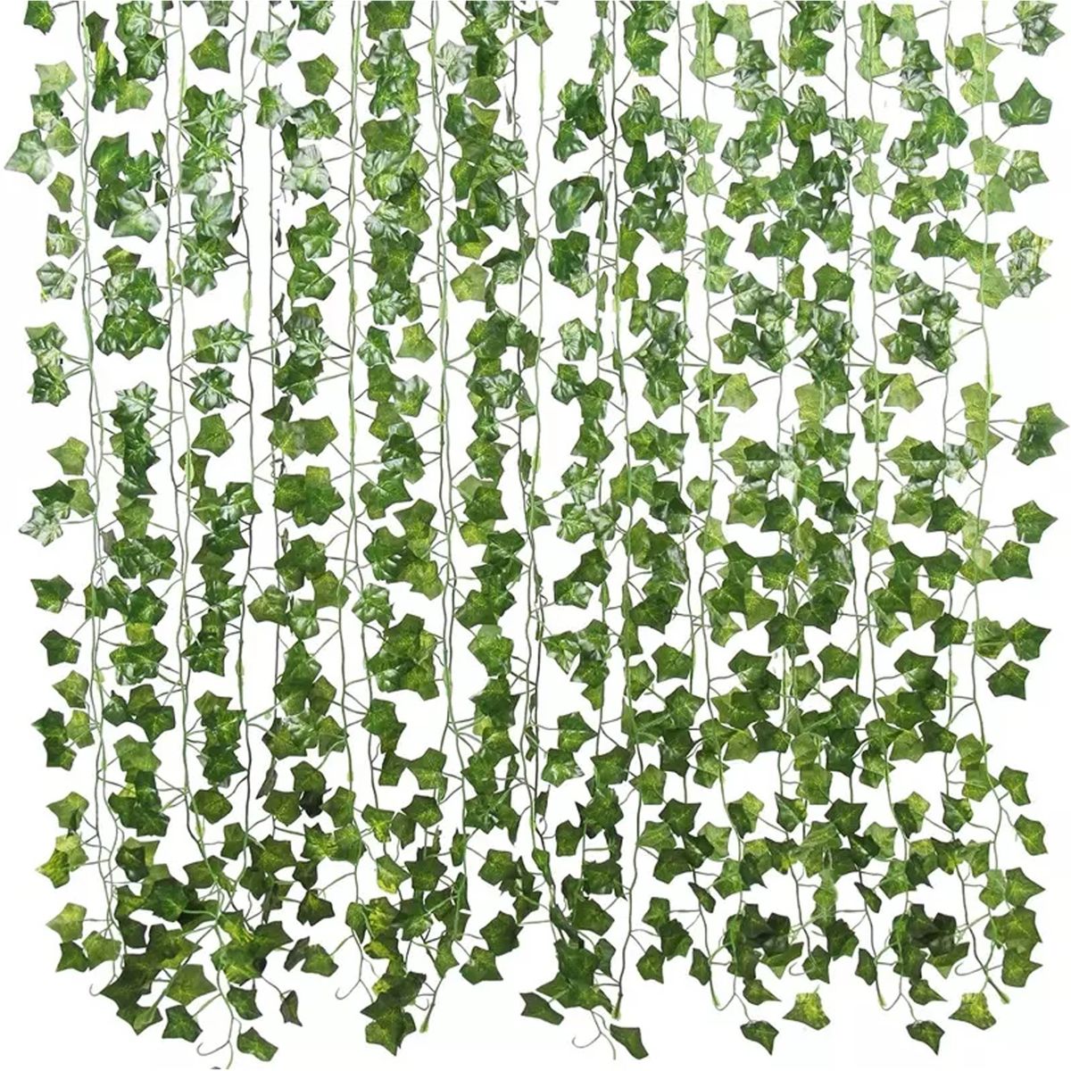 12 Strands Artificial Leaves Plants Vine Hanging Garland Wall Decor