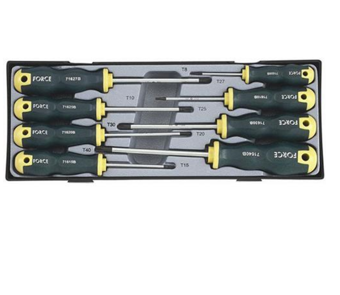 Force 8 Piece Flat Head &amp; Phillips Screwdriver Set