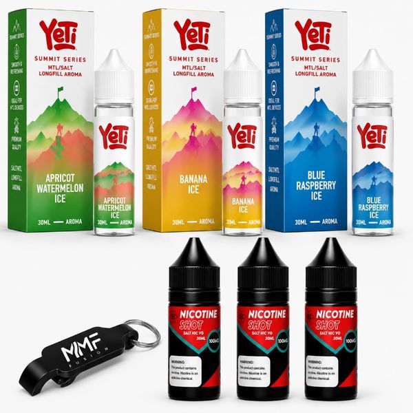 Yeti Series MMF E-Liquid 60ml Juice 50mg - Variety Combo Ocho