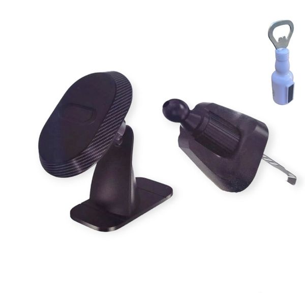 Treqa BC-T21 Air Vent Magnetic Car Phone Holder with Bottle Opener