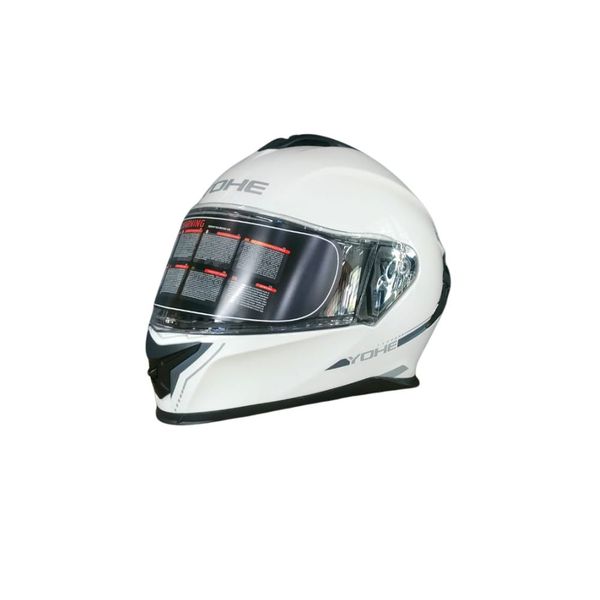YOHE 986A Shinny White Helmet