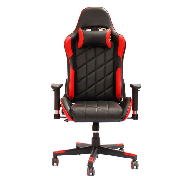 Ergonomic Swivel Gaming Chair with Headrest and Lumbar Support