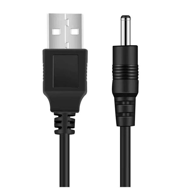1m USB to DC Small Power Cable Compatible With Router black