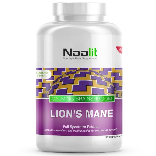 Noolit Lion's Mane Stress Relief: Calming Brainshroom for Cell Recovery