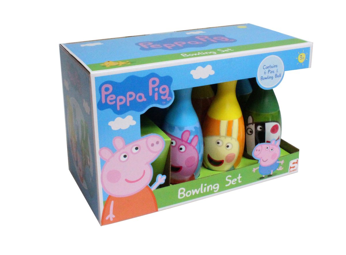 Peppa pig 2024 bowling set