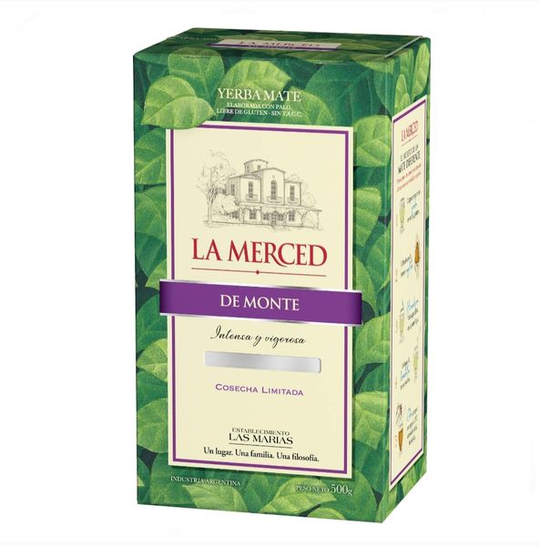 LA MERCED Premium Yerba Mate 500g - De Monte (Imported From Argentina)