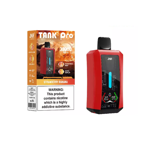 Jnr Tank Pro 33000 Puffs Strawberry Banana Disposable Vape