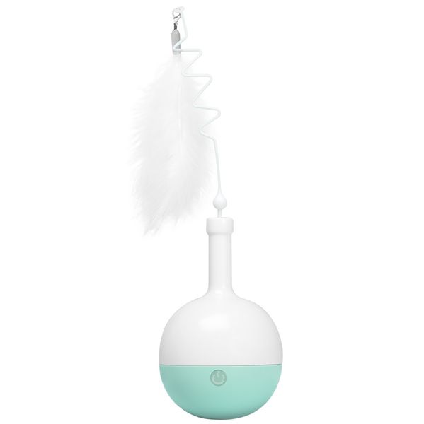 UrbanPets - Motion Sensor Interactive Cat Ball Toys with Food Dispenser