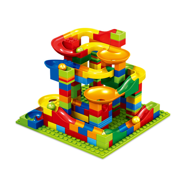 168 Pieces Marble Race Slide Track Building Blocks Toy
