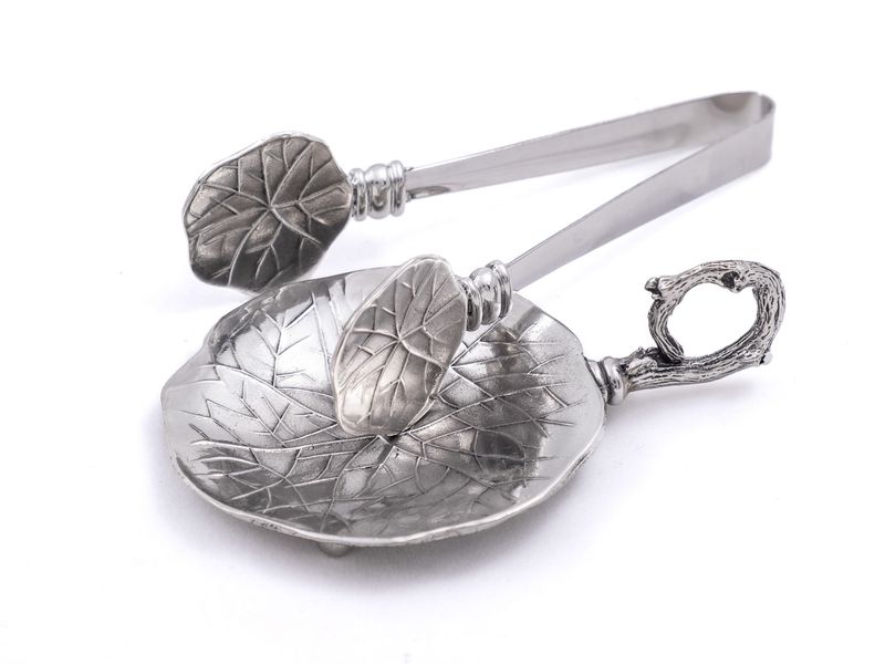 Earthangel Nasturtium Teabag Holder And Tongs